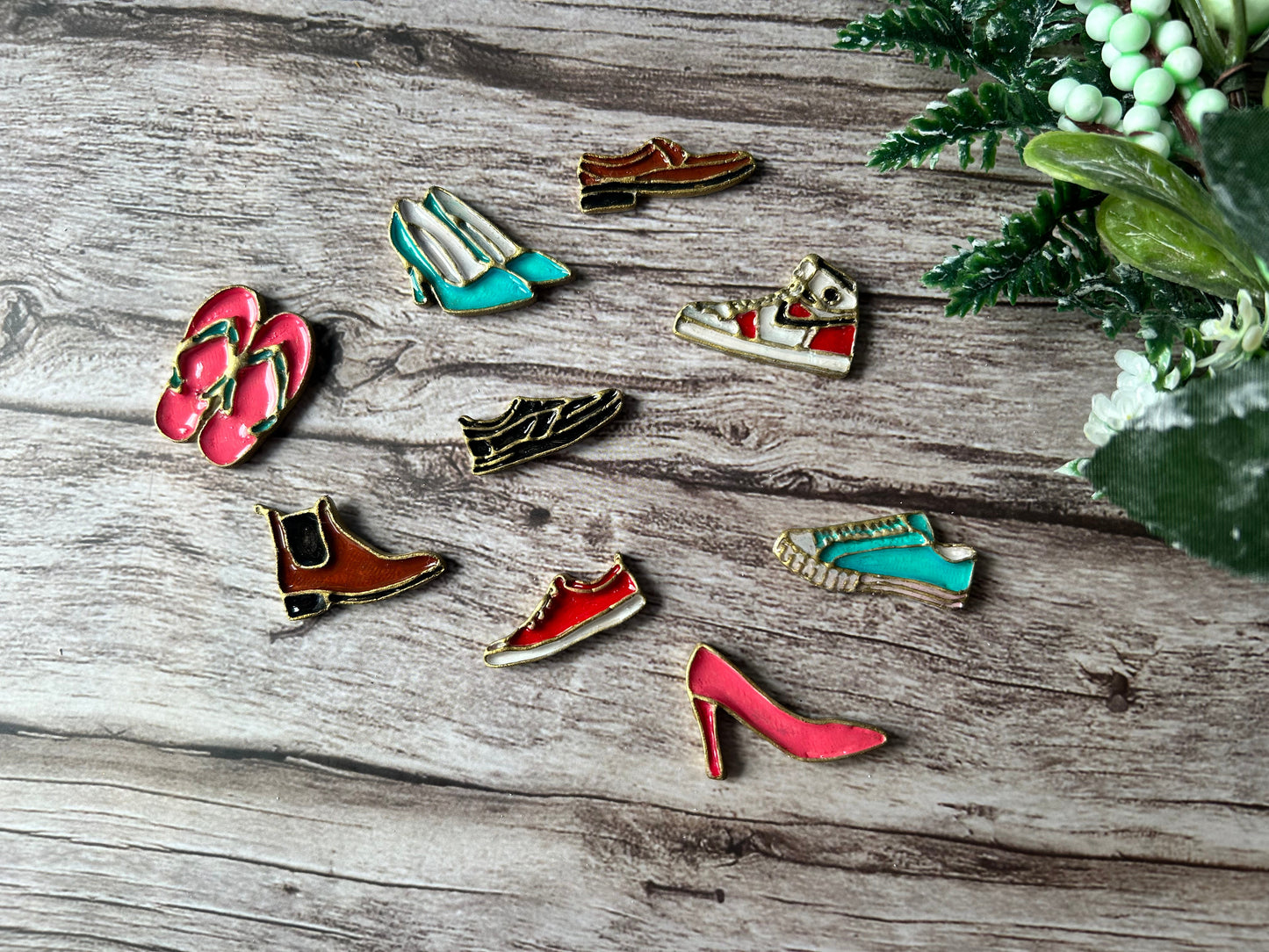 Shoes pin badge clay stamp cutter set