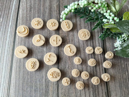 Witchy runes stamp set