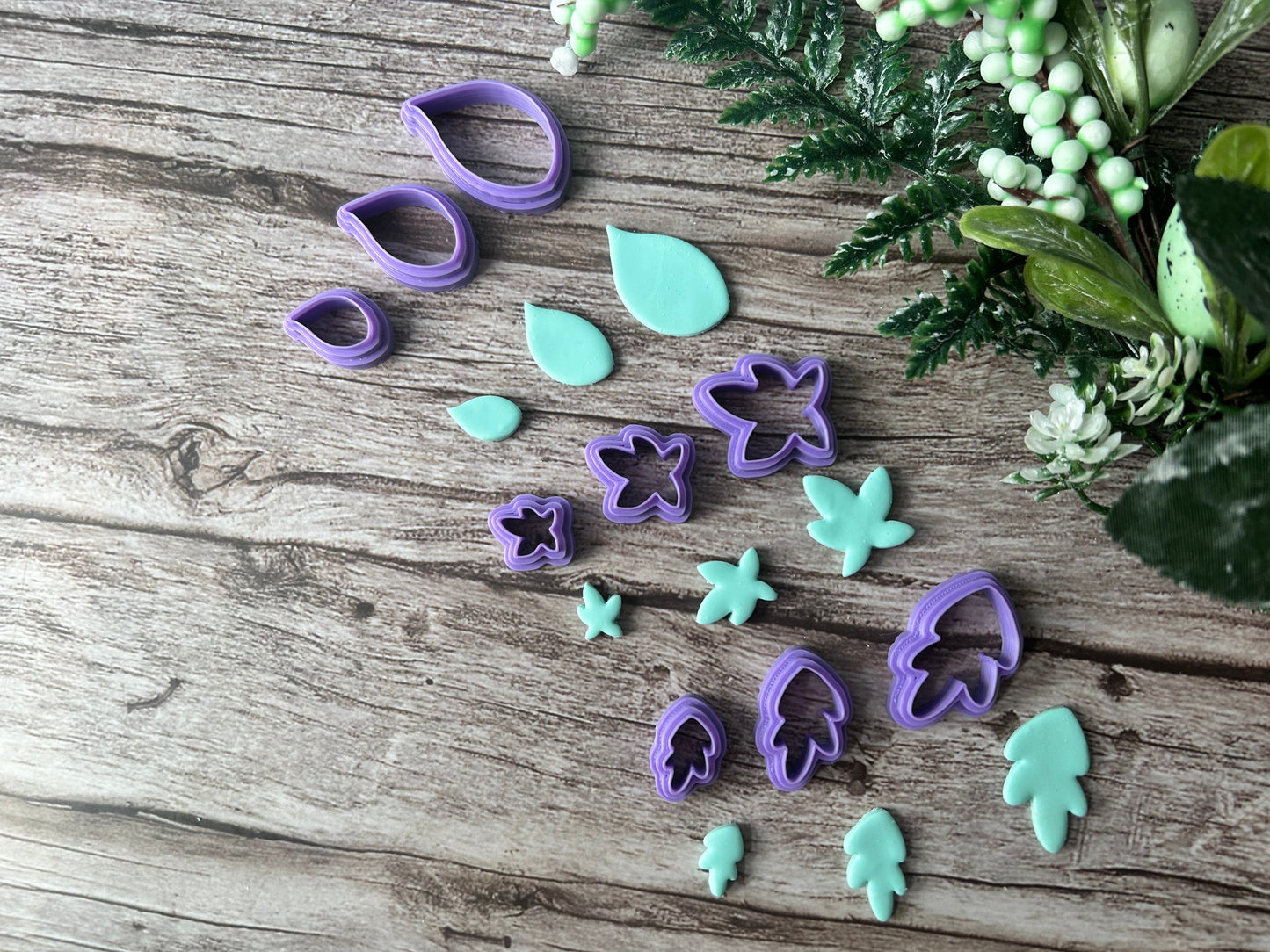 Small to mini leaf cutter set