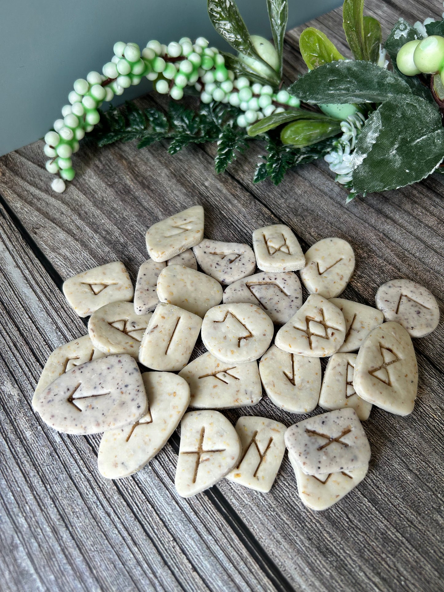 Elderfuthark runes stamps set