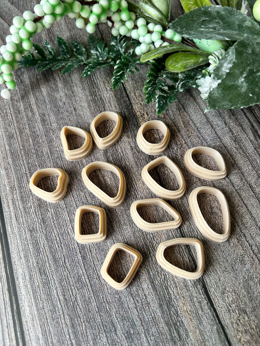 Natural shapes outline cutters set