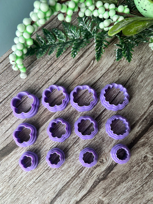 Small to mini floral cutter set of 12