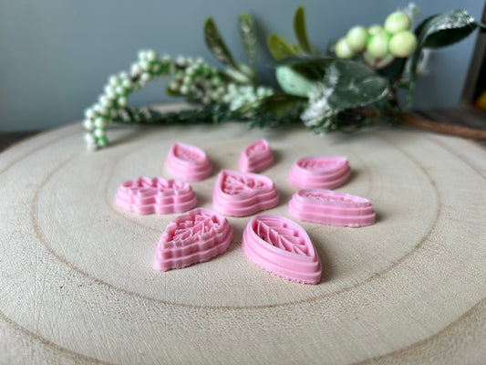 Small leaf stamp cutters set of 8