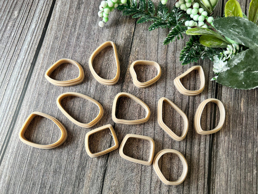 Natural shapes outline cutters set
