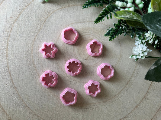 Small flowers cutter set of 8