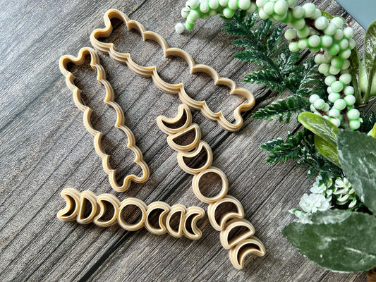Moon phase cutters with backing cutter