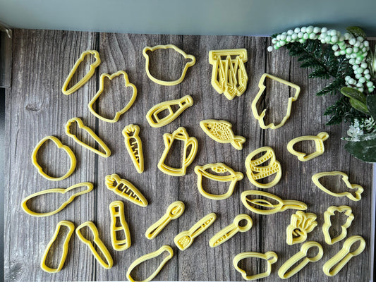 Kitchen stamp cutter set